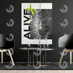 Alive typography poster