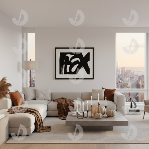 Black typography poster