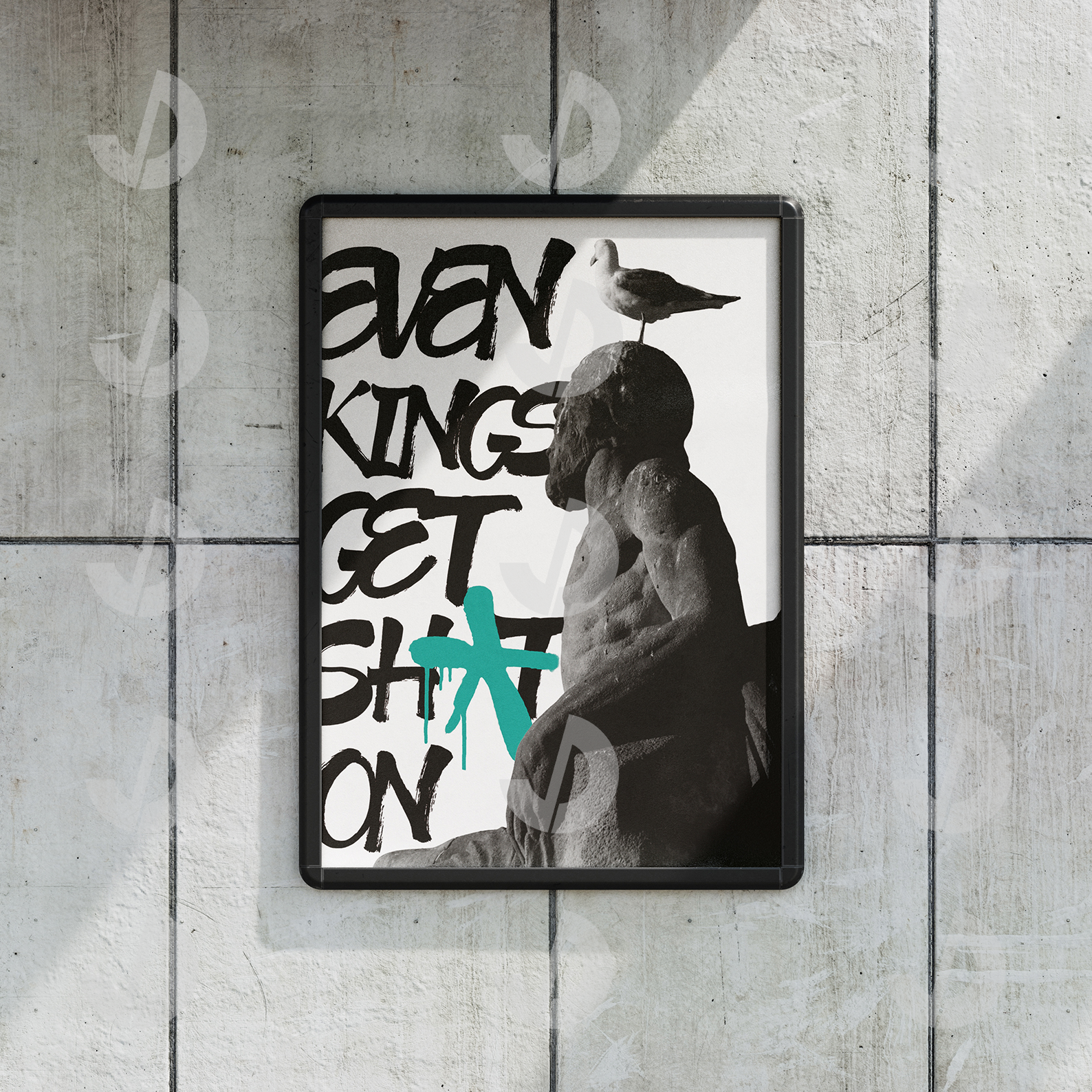 black-typography-wall-art