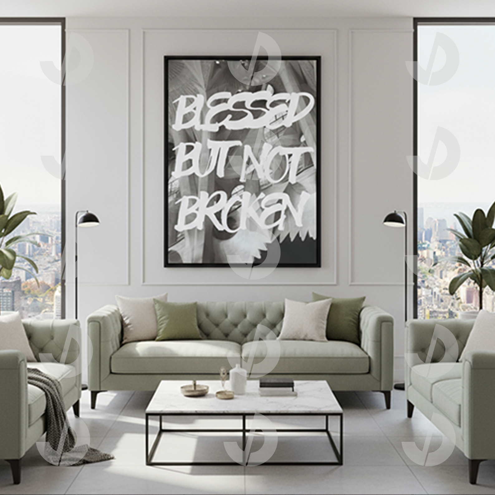 blessed-but-not-broken-typography-poster