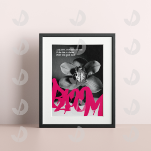 bloom-pink-typography-poster