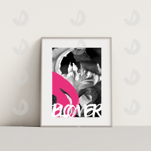 bloomer-flower-digital-poster