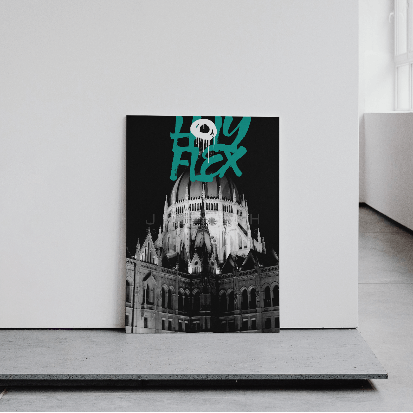 Holy Flex Parliament Print | Urban Graffiti Art Decor
