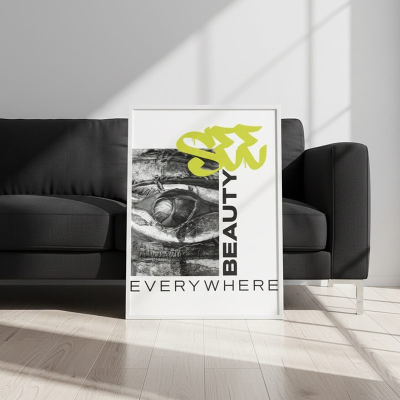 See Beauty Everywhere Print | Abstract Nature Eye Art