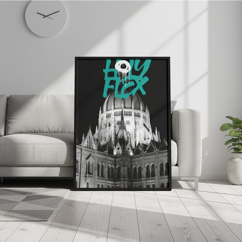 Holy Flex Parliament Print | Urban Graffiti Art Decor