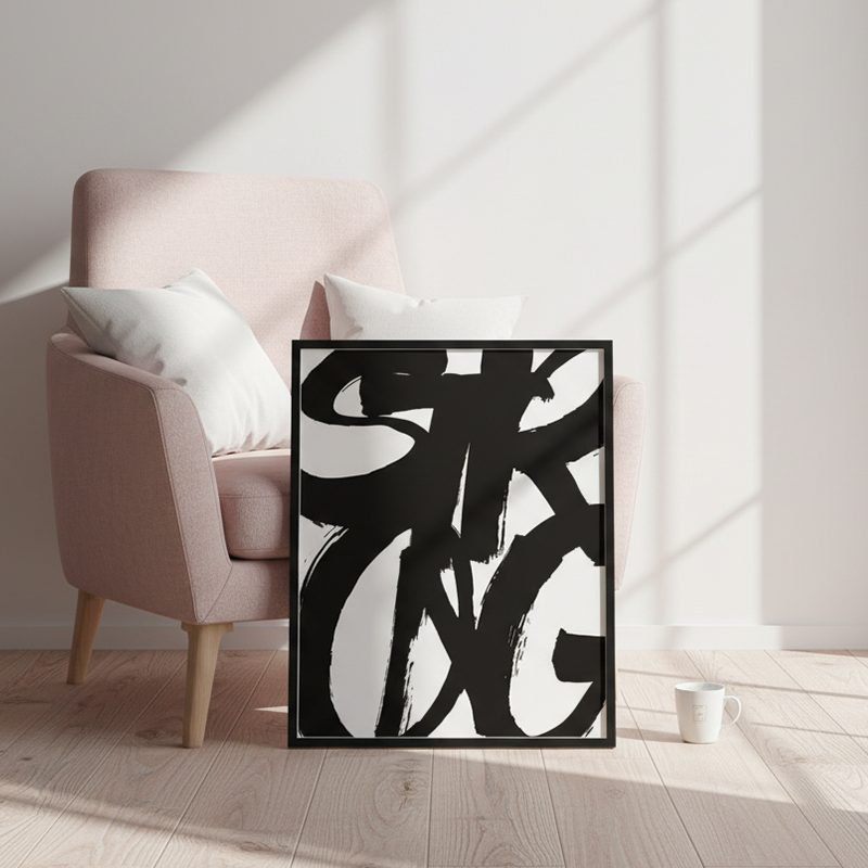 STRONG Graffiti Print | Bold Minimalist Wall Art