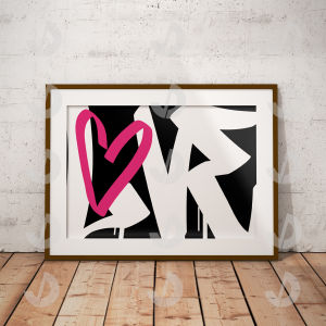 love-digital-wall-art