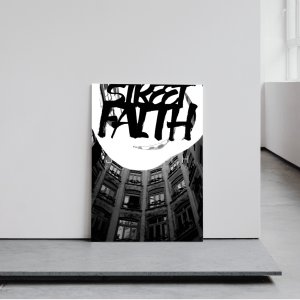 Street Faith Graffiti Art | Urban Spiritual Wall Decor