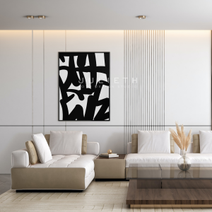 THRIVE Graffiti Print | Minimalist Black & White Typography