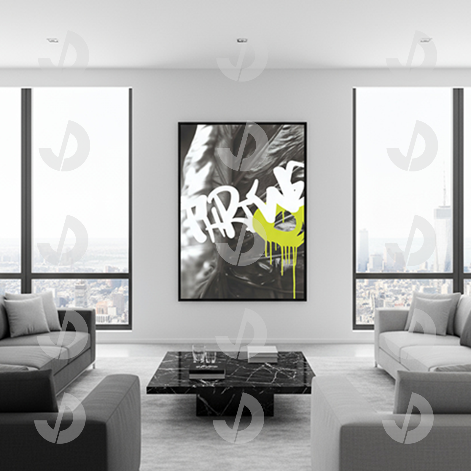 thrive-white-typography-poster