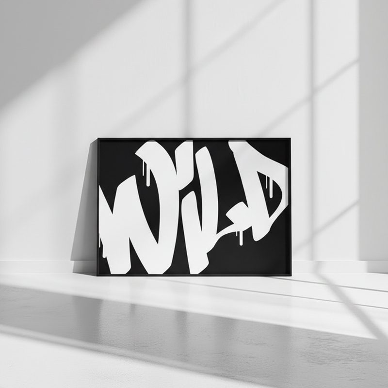 Bold Typography Poster | Modern Street Art Print