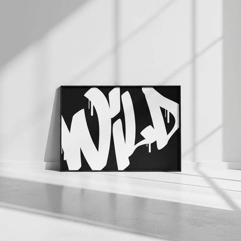 Bold Typography Poster | Modern Street Art Print