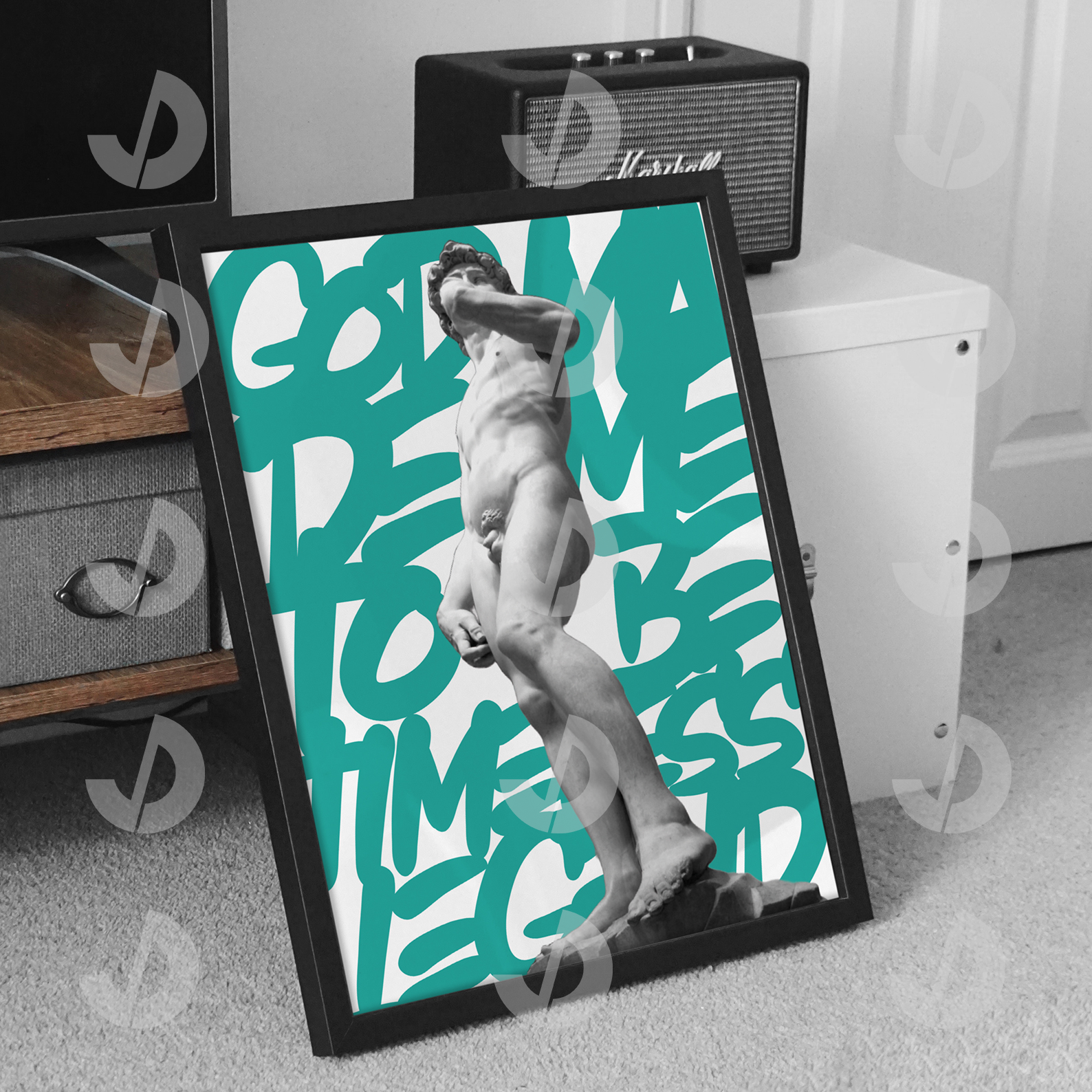 God made me to be timeless legend – Printable digital Poster